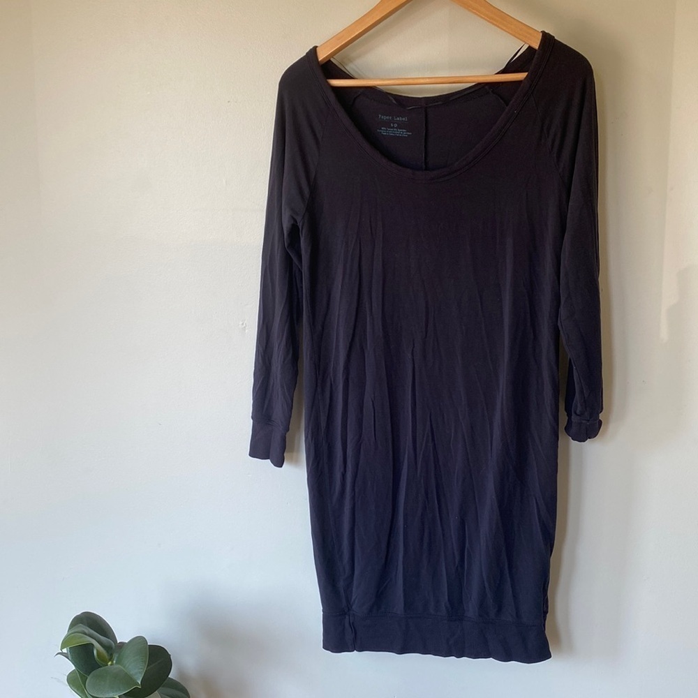 Paper Label Tencel blend long shirt dress